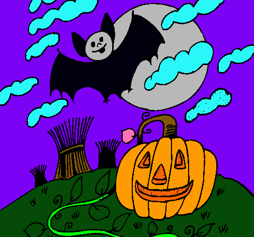 Paisaje de Halloween