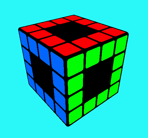 Dibujo Cubo de Rubik pintado por ana2001