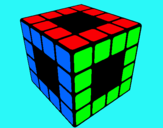 Dibujo Cubo de Rubik pintado por ana2001