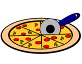 Dibujo Pizza pintado por ANGIE2478