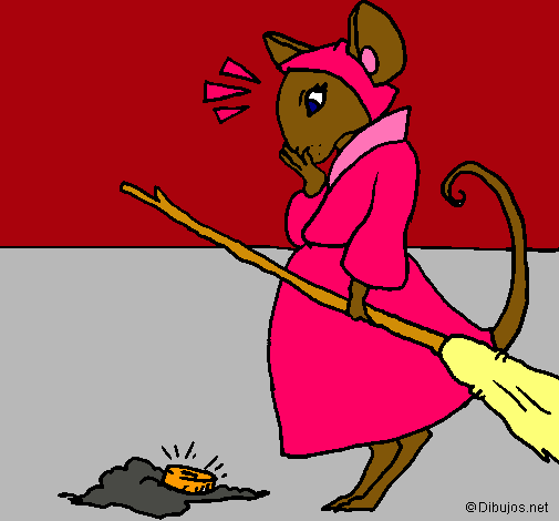 Dibujo La ratita presumida 2 pintado por emilychui