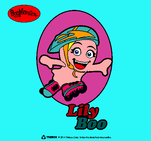 Dibujo LilyBoo pintado por Helga
