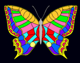 Dibujo Mariposa pintado por migl