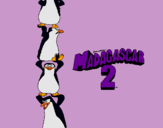 Dibujo Madagascar 2 Pingüinos pintado por martazd