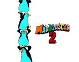 Dibujo Madagascar 2 Pingüinos pintado por oxel