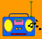 Dibujo Radio cassette 2 pintado por loloklolkkme