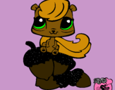 Dibujo Ardilla Littlest Pet Shop pintado por liset