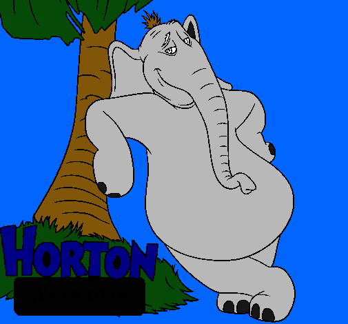Dibujo Horton pintado por PERICO2002