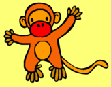 Dibujo Mono pintado por ani123