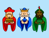 Dibujo Los Reyes Magos 4 pintado por PILUKAA
