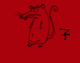 Dibujo Rata pintado por hwtpiljkygyt