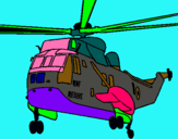 Dibujo Helicóptero al rescate pintado por prostipirugo
