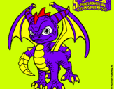 Dibujo Spyro pintado por sualen