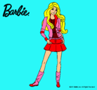 Dibujo Barbie juvenil pintado por clau8dia