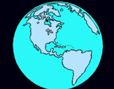 Dibujo Planeta Tierra pintado por amalia