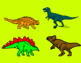 Dibujo Dinosaurios de tierra pintado por nnffadbs