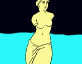 Dibujo Venus de Milo pintado por milo6