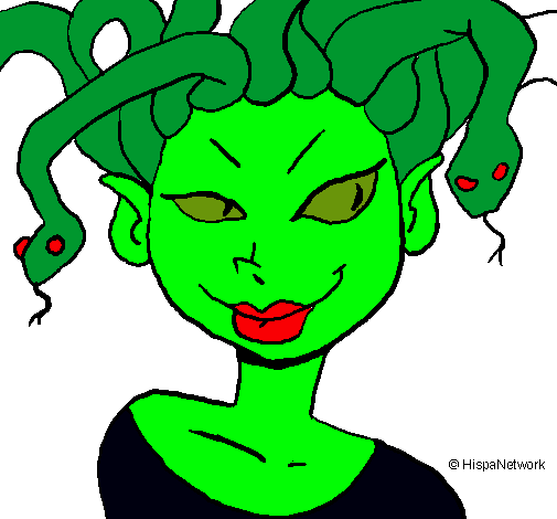 Mujer medusa