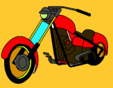 Dibujo Moto pintado por vicho122