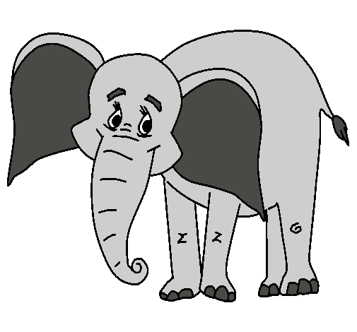 Elefante feliz