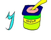 Dibujo Yogur pintado por fatimonse