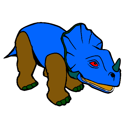 Dibujo Triceratops II pintado por maryjobel