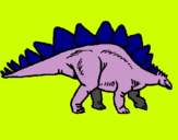 Dibujo Stegosaurus pintado por fgrfujygxtvg