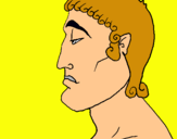 Dibujo Joven romano pintado por fito16