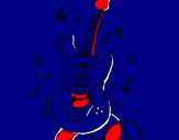 Dibujo Guitarra eléctrica pintado por jdijgnfbvuin