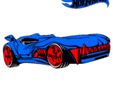 Dibujo Hot Wheels 3 pintado por exel