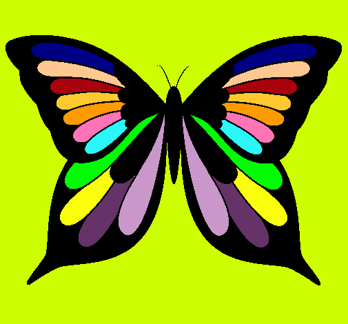 Dibujo Mariposa 8 pintado por luciavale