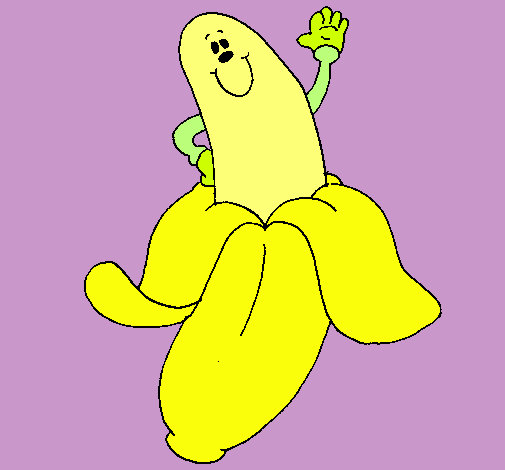 Dibujo Banana pintado por catarinita10