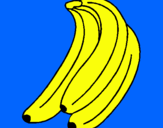 Dibujo Plátanos pintado por lucilacoppol