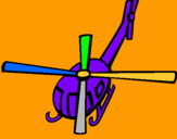 Dibujo Helicóptero V pintado por XIKER