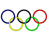 Dibujo Anillas de los juegos olimpícos pintado por aaaaabbbbbcc