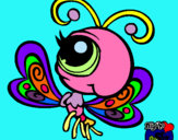 Dibujo Mariposa Littlest Pet Shop 2 pintado por animales