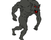Dibujo Hombre lobo pintado por nahuelvaldez