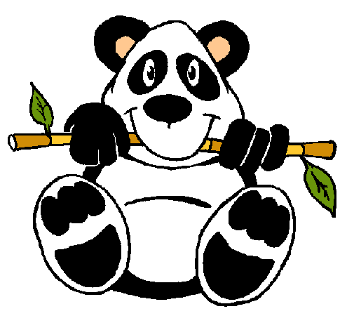 Dibujo Oso panda pintado por karlacvcr