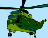 Dibujo Helicóptero al rescate pintado por Elicoptero 