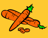 Dibujo Zanahorias II pintado por zanahoria