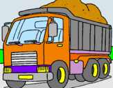 Dibujo Camión de carga pintado por CHEVATIAN