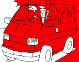Dibujo Ambulancia en servicio pintado por ttg6y5tt4t5t