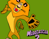 Dibujo Madagascar 2 Alex 2 pintado por 10987654321