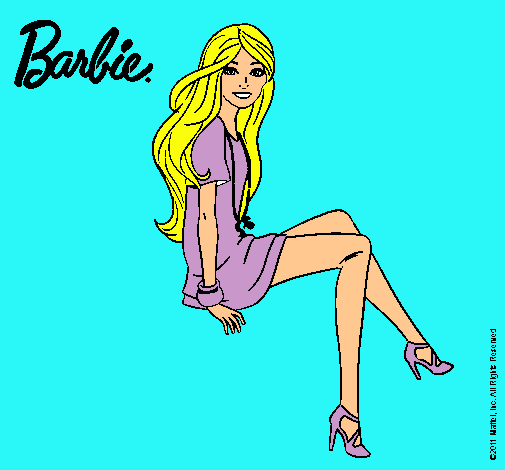 Barbie sentada