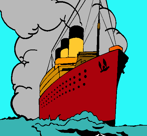 Dibujo Barco de vapor pintado por Alba2202