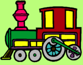 Dibujo Tren pintado por eemanu