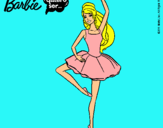 Dibujo Barbie bailarina de ballet pintado por clau8dia