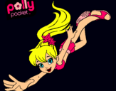 Dibujo Polly Pocket 5 pintado por melki