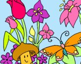 Dibujo Fauna y flora pintado por momeo