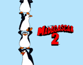 Dibujo Madagascar 2 Pingüinos pintado por raul1